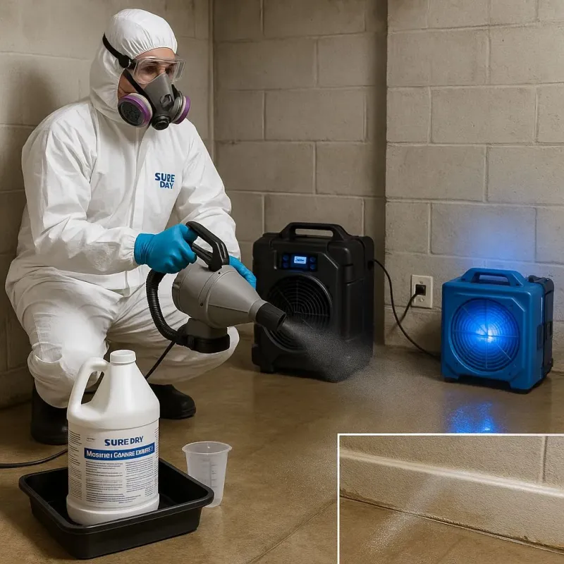 Sanitization and Odor Removal process in Bristol, PA