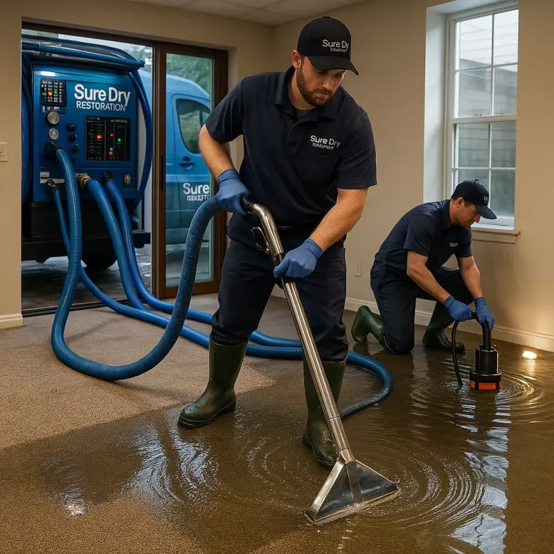 Water Extraction and Removal process in Bristol, PA